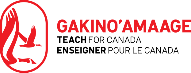 Gakino'amaage: Teach For Canada Logo