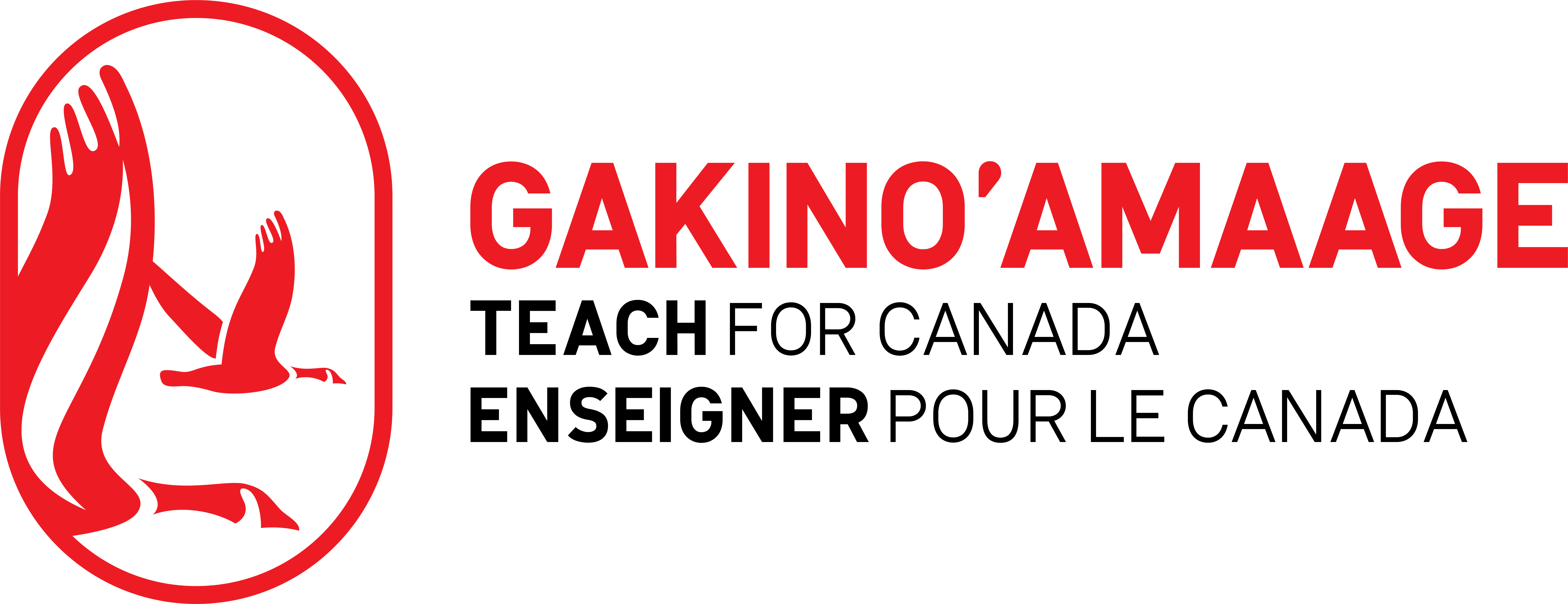 Gakino'amaage: Teach For Canada Logo