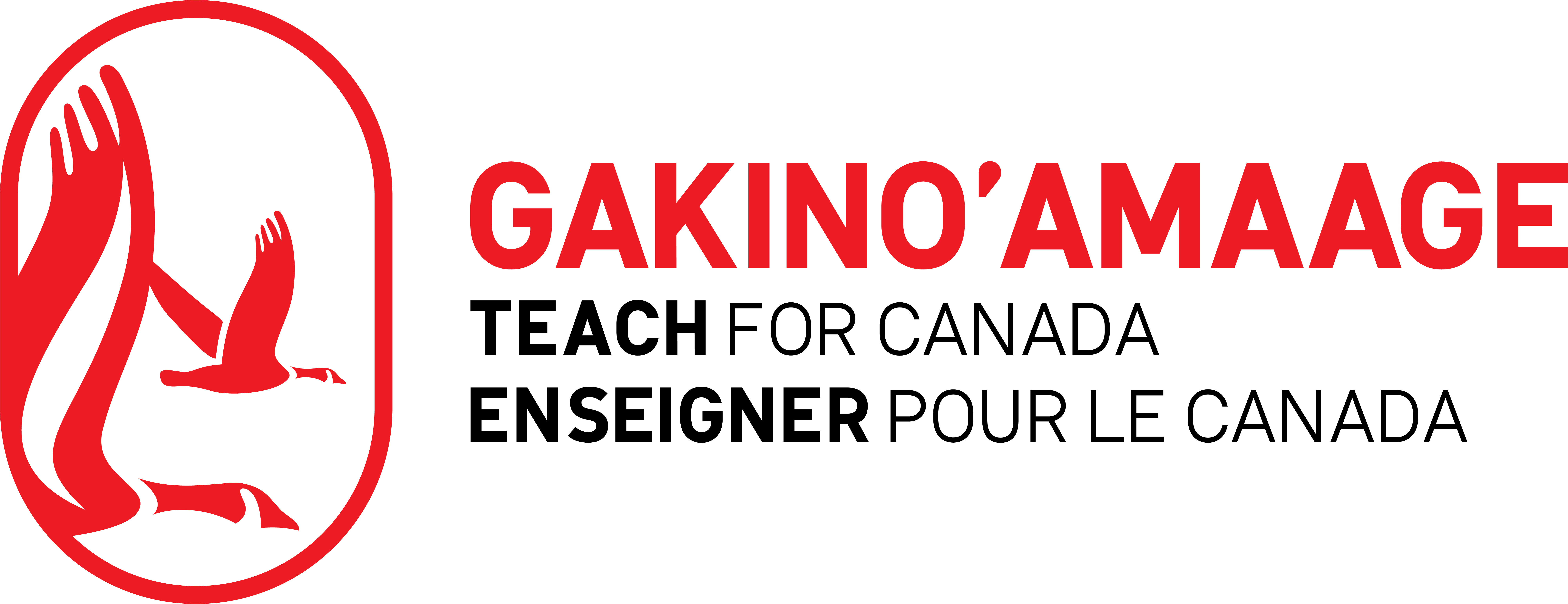 Gakino'amaage:Teach For Canada Logo